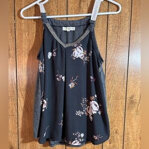 Women’s Embellished Tank Top – Size Small  Dressy Sleeveless Top